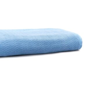 Blanket PerVal Herringbone 66 X 90 Inch Cotton / Polyester 2.4 lbs.