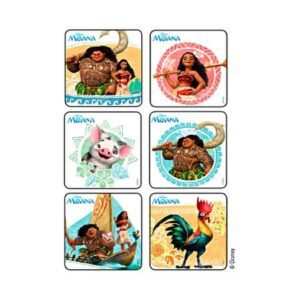 Disney 75 per Roll Moana Sticker 2-1/2 Inch