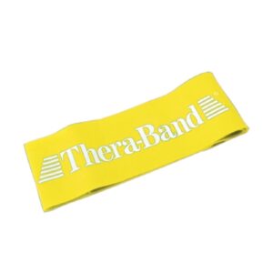 Exercise Resistance Band Loop TheraBand Yellow 3 X 12 Inch Light Resistance