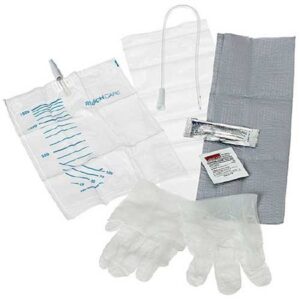 Intermittent Catheter Tray Easy Cath Coude Tip 10 Fr.