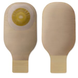 Ostomy Pouch Premier One-Piece System 12 Inch Length Convex, Pre-Cut 1-1/2 Inch Stoma Drainable