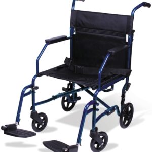 Transport Chair Classics 19 Inch Seat Width Desk Length Arm Swing-Away Footrest Steel Frame