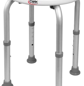 Shower Stool Carex Without Arms Aluminum Frame Without Backrest 13 Inch Seat Width 250 lbs. Weight Capacity