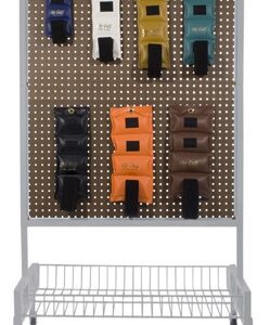 Weight Cuff Set with Storage Rack 7 Piece Set with Mobile Floor Rack / Adjustable Cuff Style The Cuff Original Functional Set 1 lbs. / 2 lbs. / 3 lbs. / 4 lbs. / 5 lbs. / 7-1/2 lbs. / 10 lbs.