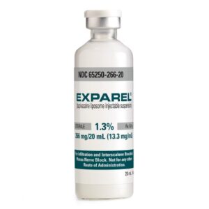 Exparel Bupivacaine Liposome, Preservative Free 1.3%, 13.3 mg / mL Injection 20 mL