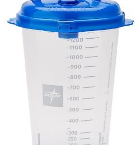 Rigid Suction Canister 1200 mL Sealing Lid