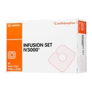 I.V. Dressing IV3000 Infusion Set Film 2-3/8 x 2/3/4 Inch Sterile