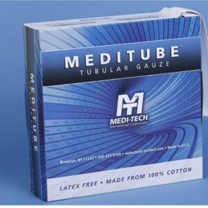 Tubular Retainer Dressing Meditube Cotton 1-1/2 Inch X 50 Yard Size 3 White Hand / Wrist / Foot NonSterile