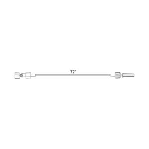 IV Extension Set Medex Micro Bore 72 Inch Tubing
