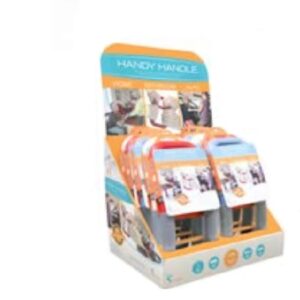 Patient Handle Lift Kit with Counter Display Handy Handle Red / Ivory / Blue