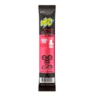 Oral Electrolyte Solution Sqwincher Zero Fruit Punch Flavor 1.76 oz. Electrolyte