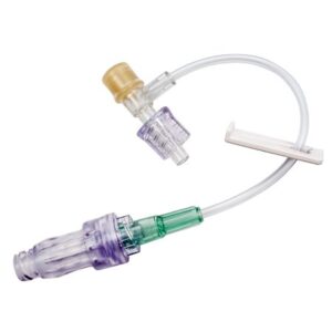 IV Extension Set Caresite Needle-Free Port Small Bore 6 Inch Tubing Sterile