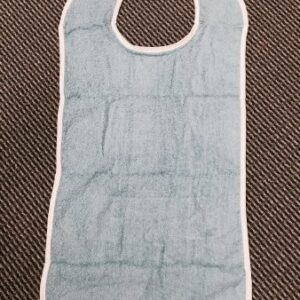 Bib Hook and Loop Closure Reusable Terry Cloth