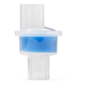 Heat and Moisture Exchanger Medline 33.7 mg H2O/L @ VT 500 mL 0.6 cm H2O @ 30 LPM