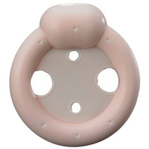 Pessary Milex Ring with Knob / Folding Size 1 Silicone / Metal