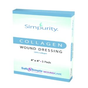 Collagen Dressing Simpurity 4 X 4 Inch Square Sterile