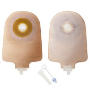 Urostomy Pouch Premier One-Piece System 9 Inch Length Flat, Trim to Fit Up to 2-1/2 Inch Stoma Drainable