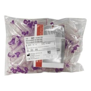 Microvette CB 300 Capillary Blood Collection Tube K2 EDTA Additive 300 ?L Pull Cap Polypropylene Tube