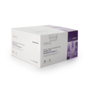 Cancer Screening Test Kit McKesson Consult Fecal Occult Blood Test (FOBT) 50 Tests CLIA Waived