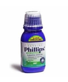 Laxative Phillips’ Milk of Magnesia Mint Flavor Liquid 12 oz. 400 mg / 5 mL Strength Magnesium Hydroxide