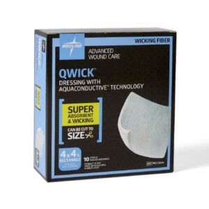 Super Absorbent Dressing Qwick 4 X 4-1/2 Inch Square