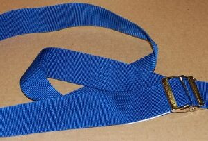 Gait Belt EZ Clean 60 Inch Length Orange Polyurethane Coated Webbing