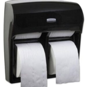 Toilet Tissue Dispenser K-C PROFESSIONAL MOD Black Smoke Plastic Manual Pull 4 Standard Rolls Wall Mount