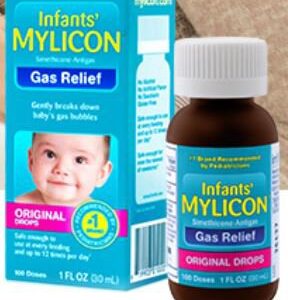 Infant Gas Relief Mylicon 20 mg / 0.3 mL Strength Oral Drops 1 oz.