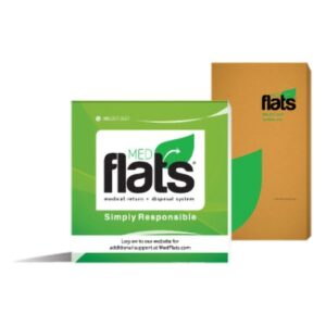 Pharmaceutical Disposal System MedFlats 8 X 8 X 15 Inch