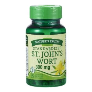 Dietary Supplement Nature’s Truth St. John’s Wort Extract 300 mg Strength Capsule 90 per Bottle