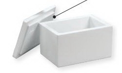 Insulated Shipper ThermoSafe 5-5/8 X 7-1/2 X 9-1/2 Inch For safe storage & delivery of refrigerated or frozen materials [pharmaceuticals, laboratory specimens, serums, vaccines, human organs, culture packs, and nuclear and isotope materials]