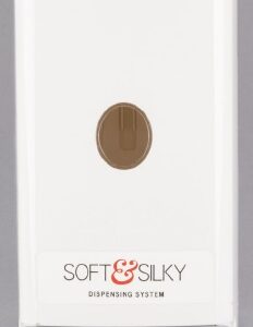 Hand Hygiene Dispenser Soft & Silky Off White Plastic Manual Push 800 mL Wall Mount