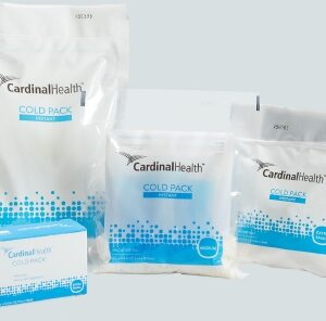 Instant Cold Pack Cardinal Health Non-Sweat General Purpose Small 4-1/2 X 9 Inch Plastic / Ammonium Nitrate / Water Disposable