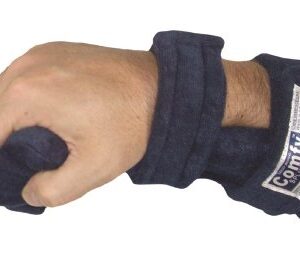 Resting Wrist / Hand Splint ComfySplints Foam / Terry Cloth / Steel Left or Right Hand Blue Medium