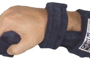 Resting Wrist / Hand Splint ComfySplints Foam / Terry Cloth / Steel Left or Right Hand Blue Large