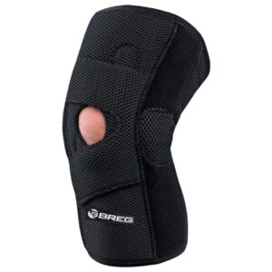 Knee Brace Breg Lateral Stabilizer Large Hook and Loop Strap Closure 21 to 24 Inch Thigh Circumference Left Knee
