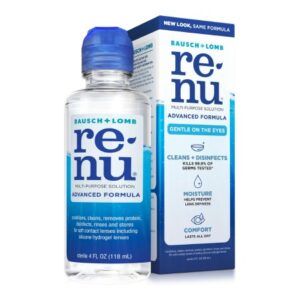 Contact Lens Solution Bausch + Lomb re’nu Advanced Formula 4 oz. Solution