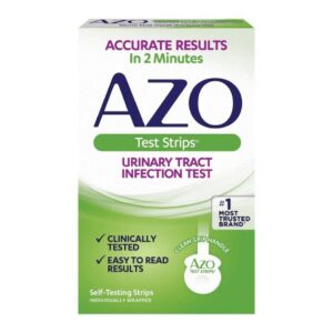 Urinalysis Test Kit AZO Test Strips Urinary Tract Infection Detection 3 Tests CLIA Waived