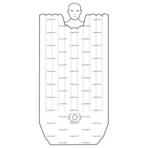 Forced Air Warming Blanket Snuggle Warm 40 X 65 Inch Fabric