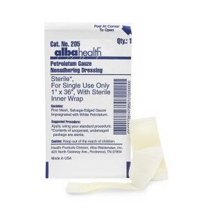 Petrolatum Impregnated Dressing Dukal Strip 3 X 18 Inch Sterile