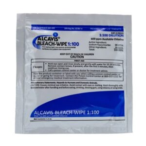 Surface Disinfectant Cleaner Alcavis 1:100 Premoistened Manual Pull Wipe 100 Count Individual Packet Scented NonSterile