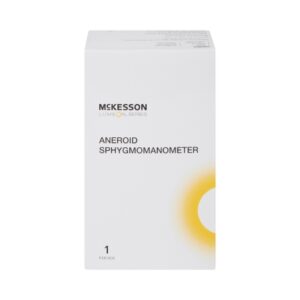 Aneroid Sphygmomanometer Unit McKesson Deluxe Large Adult Cuff Nylon Cuff 34 – 50 cm Pocket Aneroid