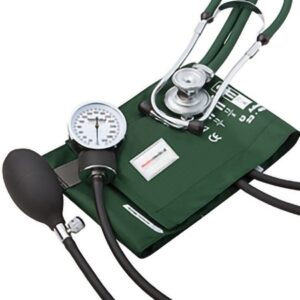 Reusable Aneroid / Stethoscope Set McKesson Brand 23 to 33 cm Adult Cuff Dual Head Sprague Stethoscope Pocket Aneroid