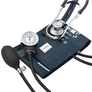 Reusable Aneroid / Stethoscope Set McKesson Brand 23 to 33 cm Adult Cuff Dual Head Sprague Stethoscope Pocket Aneroid