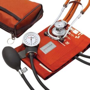 Reusable Aneroid / Stethoscope Set McKesson Brand 23 to 33 cm Adult Cuff Dual Head Sprague Stethoscope Pocket Aneroid