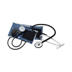 Reusable Aneroid / Stethoscope Set McKesson Brand 23 to 33 cm Adult Cuff Single Head General Exam Stethoscope Pocket Aneroid