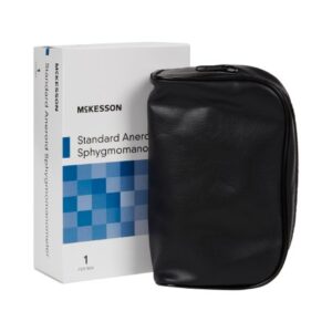 Aneroid Sphygmomanometer Unit McKesson Brand Pediatric Cuff Nylon Cuff 13 – 19.5 cm Pocket Aneroid