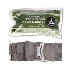 Trauma Pressure Dressing with Wrap 4 Inch Width Closure Bar Gray Sterile Standard Compression
