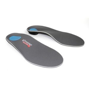 Orthotic Insert Powerstep ProTech Control Wide Full Length EVA / Polyester / Polypropylene / Poron Male 11 to 11-1/2 Gray