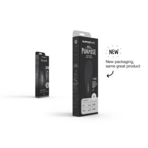Insole Superfeet Foam Female 10-1/2 to 12 / Male 8-1/2 to 10 Black